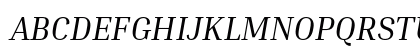 Inria Serif Italic Uppercase Preview