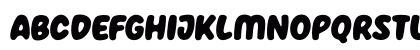 Hola Zozo Regular Uppercase Preview