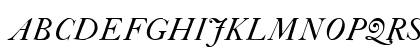FCaslon 42 ITC Italic Preview