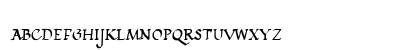 Calligraphy Unicase Uppercase Preview