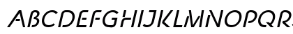 New Shape Oblique Uppercase Preview