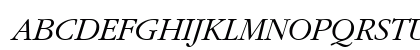 GarryMondrian3 LightItalicSH Uppercase Preview