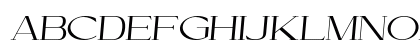 Cellofy Exp Ita Italic Uppercase Preview