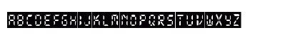 digital dark system Regular Uppercase Preview