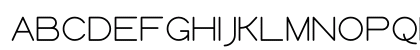 Queental Regular Uppercase Preview