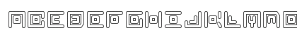 Neon Circuit Outline Outline Uppercase Preview