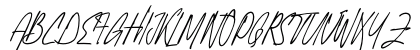 Exhibitionist Regular Uppercase Preview