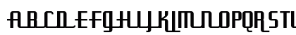 Uppen Arms NF Regular Uppercase Preview