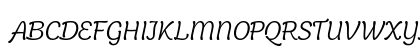 Holden Trial Light Italic Uppercase Preview