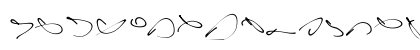 Yonk_Cursive Regular Uppercase Preview