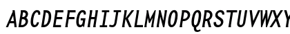 BaseMono Medium Italic Uppercase Preview