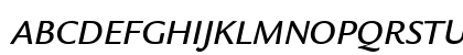 Legacy Sans ITC Medium Italic Uppercase Preview