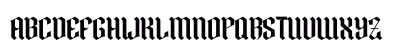Darksoul Regular Uppercase Preview