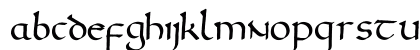 Gourdie Uncial Deux Regular Uppercase Preview