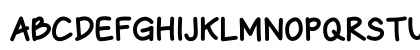 FanKids Regular Uppercase Preview