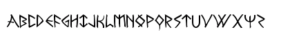 Rune Slasher Semi-Bold Semi-Bold Uppercase Preview