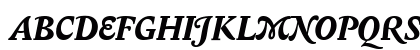 Biblon Bold Italic Uppercase Preview