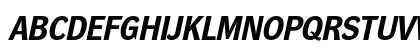 DynaGrotesk R Bold Italic Uppercase Preview