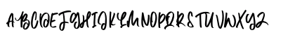 Lazy Fine Regular Uppercase Preview