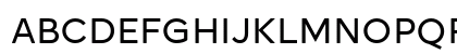 Rockford Sans Light Uppercase Preview