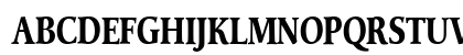 TFHabitatCond Bold Uppercase Preview