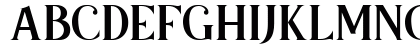 Basics Serif Free Regular Uppercase Preview