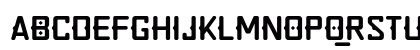 Quirko Regular Uppercase Preview