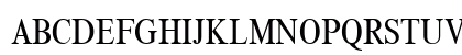 Times New Roman Condensed Regular Preview