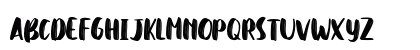 Lemonsbright brush -Personal Us Regular Uppercase Preview