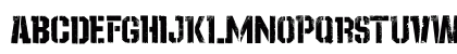 Stay_On_The_Ground_Grunge Regular Uppercase Preview