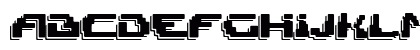 Spacecraft Regular Uppercase Preview