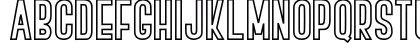 BOVEN 4 Regular Uppercase Preview