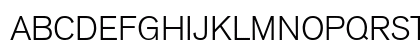 Akzidenz-Grotesk BQ Light with OldStyle Figures Uppercase Preview