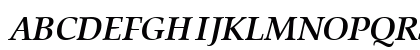 VANIEL Bold Italic Uppercase Preview