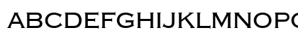 Copperplate T Regular Uppercase Preview