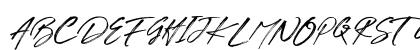 BRUSH TANGSE Regular Uppercase Preview