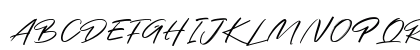 Grand Paradiso Script Regular Uppercase Preview