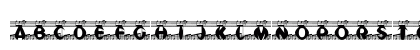 ZaftigOne Regular Uppercase Preview