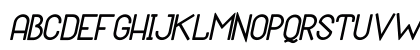 Black Hole Italic Italic Preview