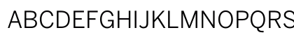 BentonSans Book Uppercase Preview