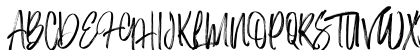 The Black Hat Regular Uppercase Preview