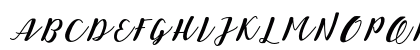 Daniesha Regular Uppercase Preview