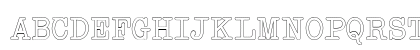 NeoBulletin Outline Regular Uppercase Preview