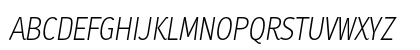 Ayumi Pro Light Italic Uppercase Preview