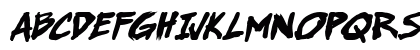 Super Webcomic Bros. Bold Italic Uppercase Preview
