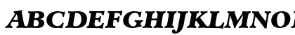 Minister Black Italic Preview