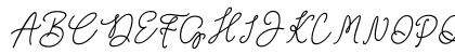 Wimter White Regular Uppercase Preview