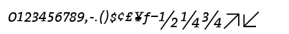 TheSerif Light Italic Uppercase Preview