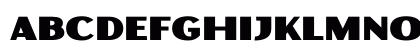 Morebig Sans Regular Uppercase Preview