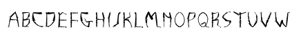 Fushi RegularE Uppercase Preview